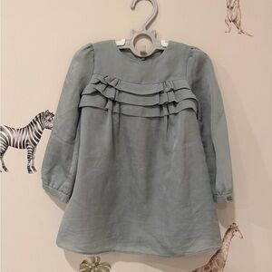 Gucci Kids Ruffled Long Sleeve Dress